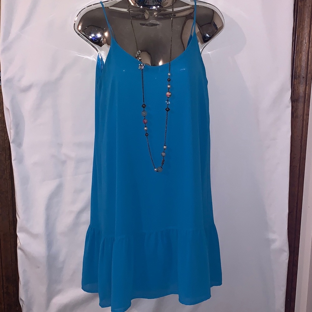 Lila Clothing Co Turquoise Dress Size Small